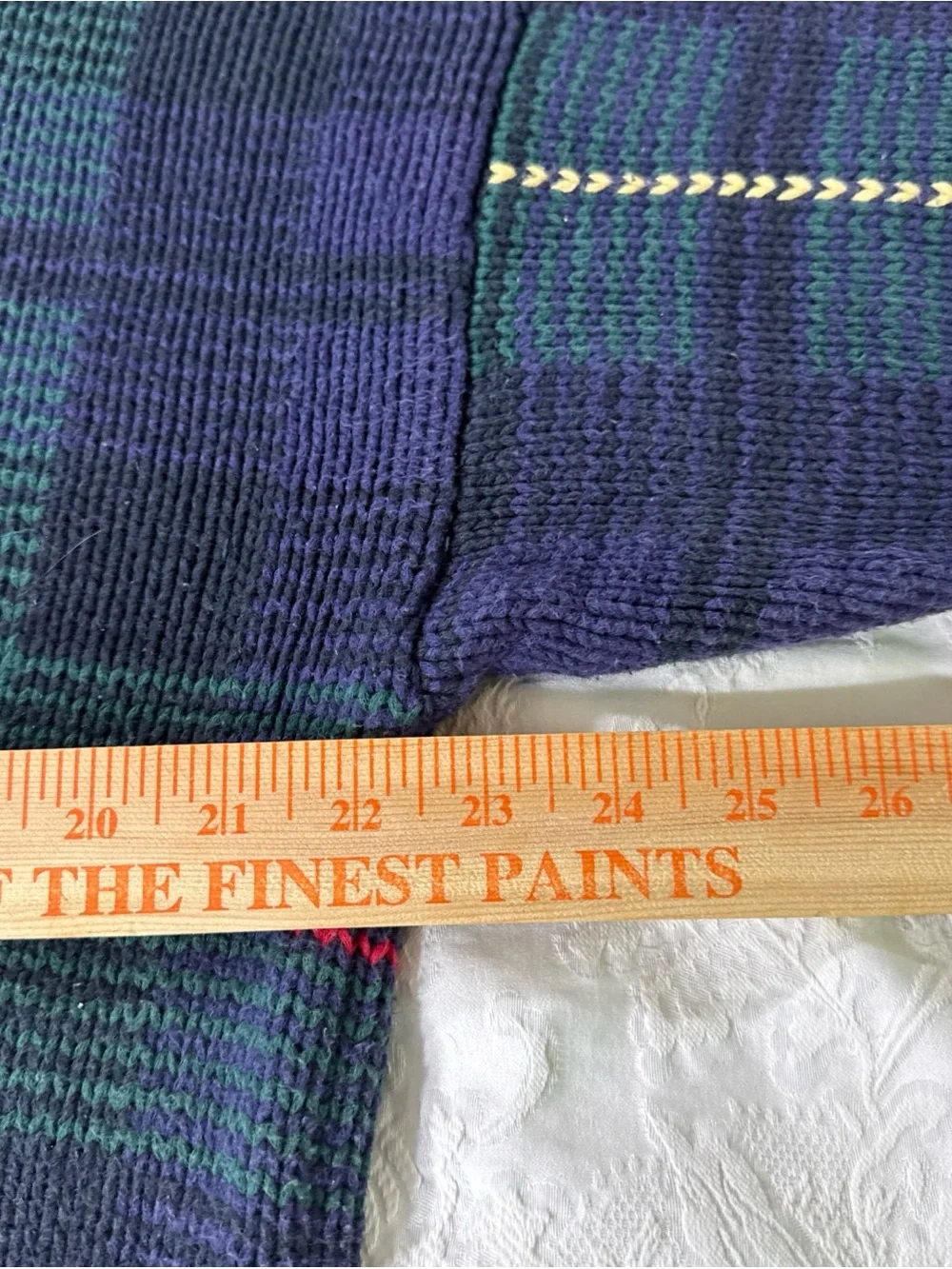 Vintage 9Os Multicolor Plaid Pattern Preswick & Moore 100% Cotton XL Sweater